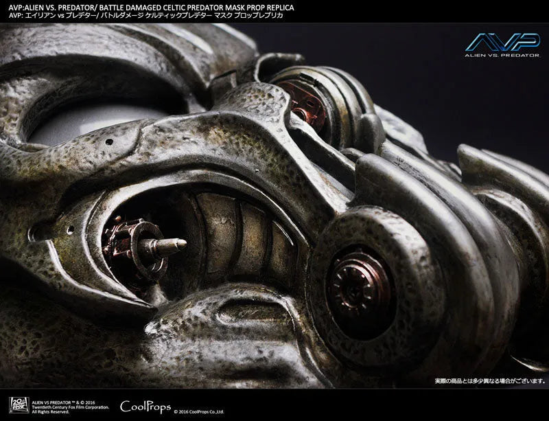 AVP Alien vs Predator Battle Damaged Celtic Predator Mask Prop Replicaㅤ – CoolProps – ActionFigureBrasil