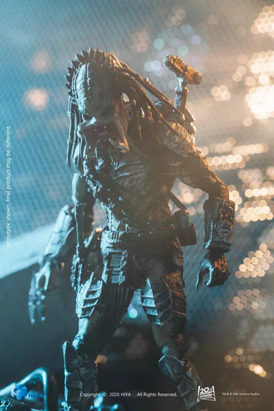 AVP2 1/18 Action Figure Unmasked Wolf Predatorㅤ – Hiya Toys – ActionFigureBrasil — detalhe do produto