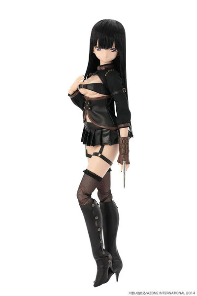 Azone Original 50cm Doll - Black Raven Series Cecily / Darkness Soul -Samayoeru Tamashii- Complete Dollㅤ – Azone International – ActionFigureBrasil — ângulo diferente