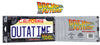 Back to the Future OUTATIME License Plate - ActionFigure Brasil