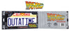 Back to the Future OUTATIME License Plate