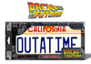 Back to the Future OUTATIME License Plate - ActionFigure Brasil