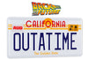 Back to the Future OUTATIME License Plate - ActionFigure Brasil