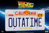 Back to the Future OUTATIME License Plate - ActionFigure Brasil