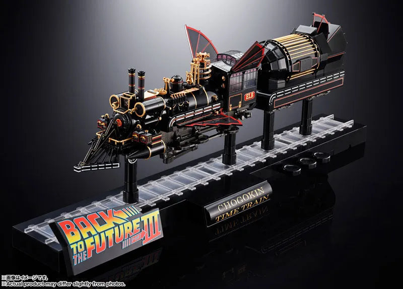Back to the Future Part III - Clara Clayton - Einstein - Emmett Brown - Jennifer Parker - Jules Brown - Marty McFly - Verne Brown - Chogokin - Time Train (Bandai Spirits)ㅤ – Bandai Spirits – ActionFigure Brasil