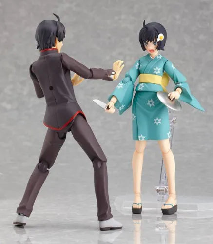 Bakemonogatari - Nisemonogatari - Araragi Tsukihi - Figma #156 (Max Factory)ㅤ – Max Factory – ActionFigure Brasil