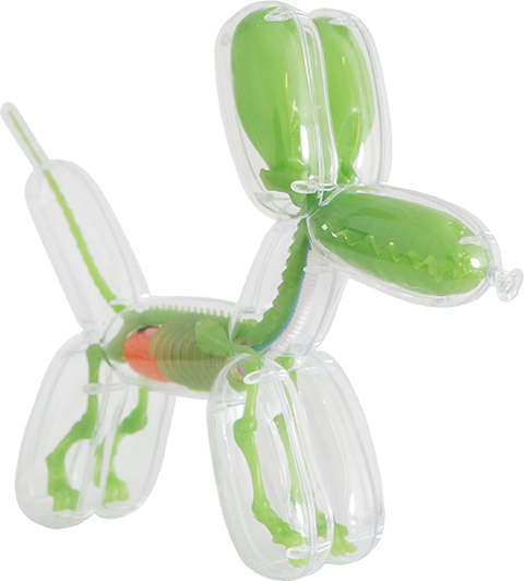 Balloon Dog Anatomy (Glow in the Dark Edition) - LIMITED EDITION – Mighty Jaxx – ActionFigure Brasil