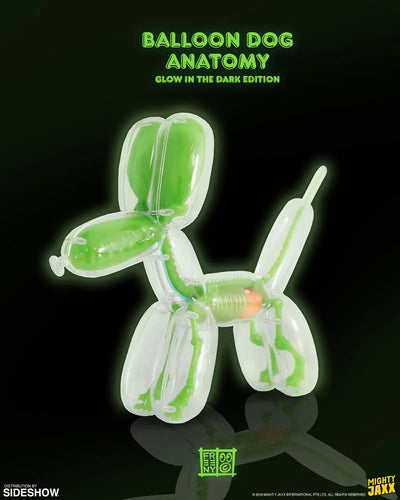 Balloon Dog Anatomy (Glow in the Dark Edition) - LIMITED EDITION – Mighty Jaxx – ActionFigure Brasil — ângulo diferente