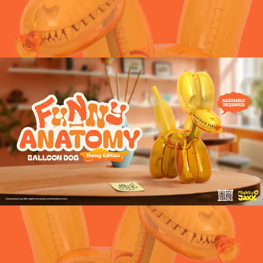 Balloon Dog Anatomy (Honey Edition) – Mighty Jaxx – ActionFigure Brasil