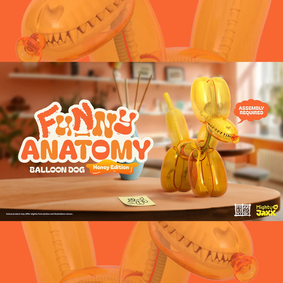Balloon Dog Anatomy (Honey Edition) – Mighty Jaxx – ActionFigure Brasil