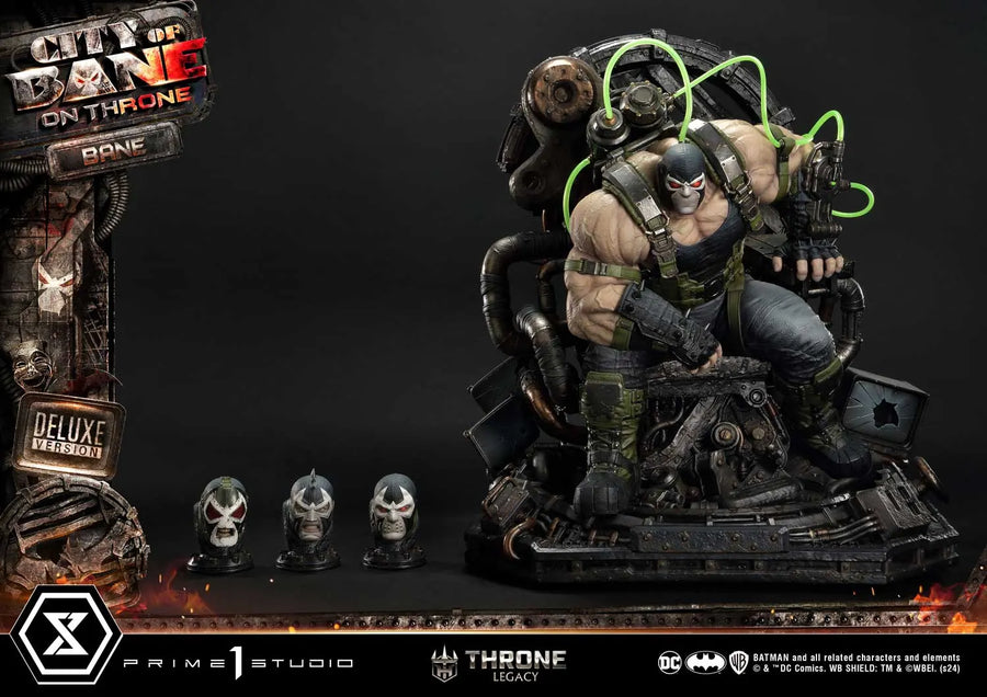 Bane on Throne (Deluxe Bonus Version) Batman (Comics) City of Bane – Prime1Studio – ActionFigure Brasil