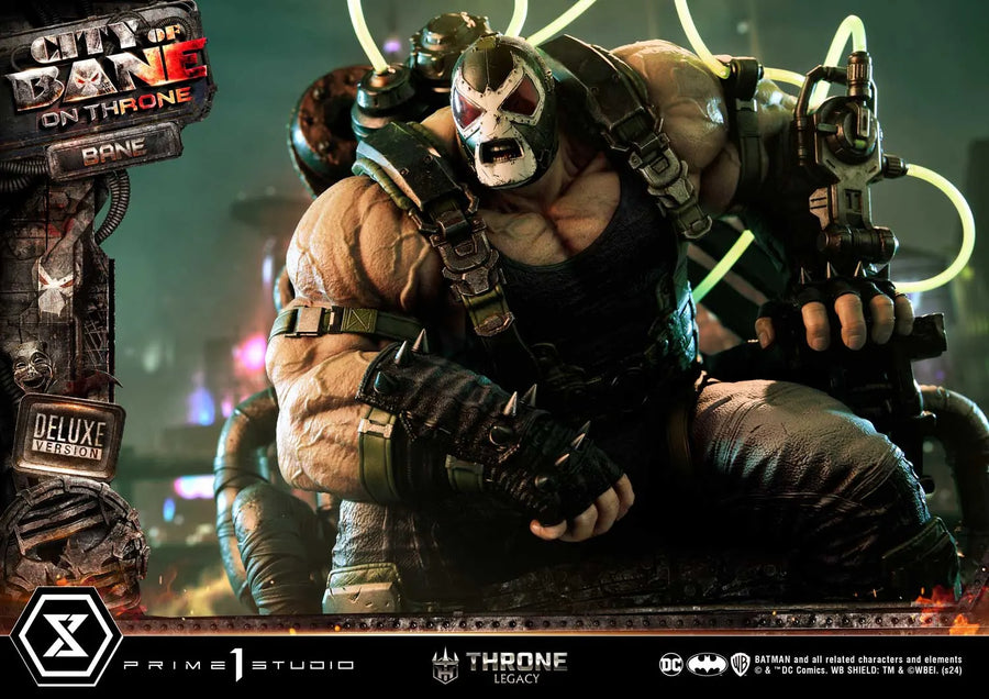 Bane on Throne (Deluxe Bonus Version) Batman (Comics) City of Bane – Prime1Studio – ActionFigure Brasil