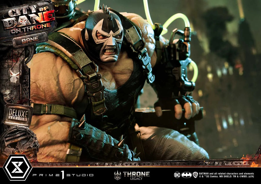 Bane on Throne (Deluxe Bonus Version) Batman (Comics) City of Bane – Prime1Studio – ActionFigure Brasil