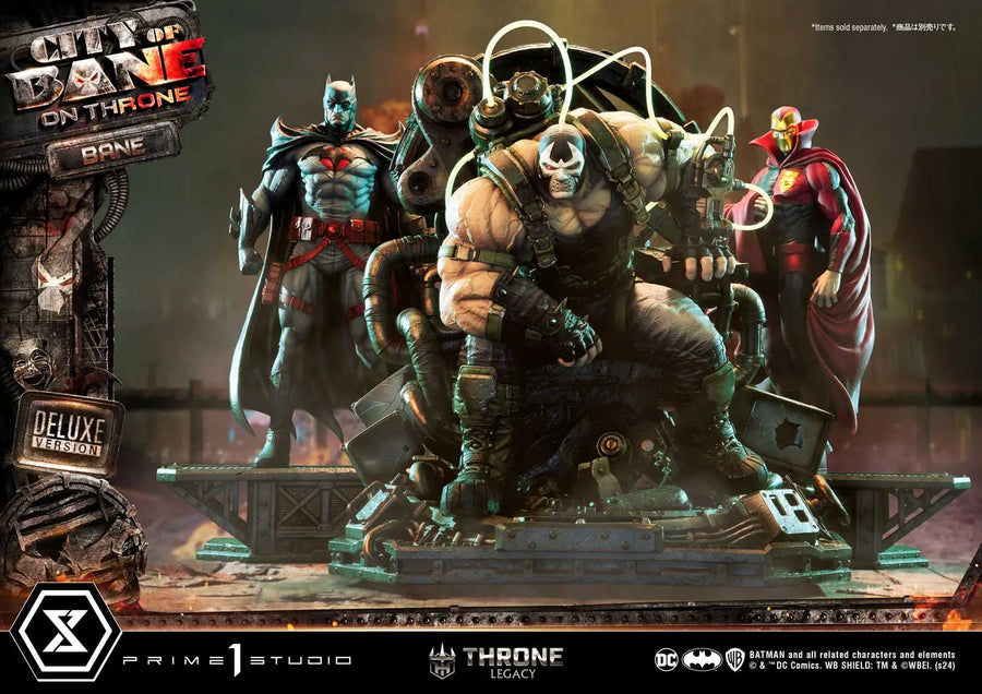Bane on Throne (Deluxe Bonus Version) Batman (Comics) City of Bane – Prime1Studio – ActionFigure Brasil