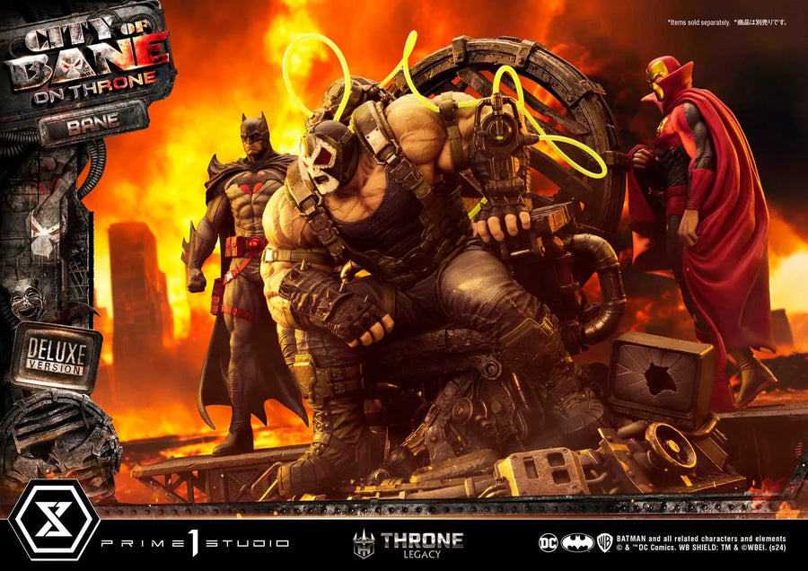 Bane on Throne (Deluxe Bonus Version) Batman (Comics) City of Bane – Prime1Studio – ActionFigure Brasil