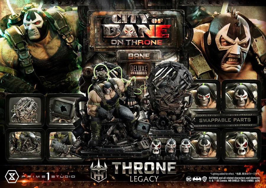 Bane on Throne (Deluxe Bonus Version) Batman (Comics) City of Bane – Prime1Studio – ActionFigure Brasil
