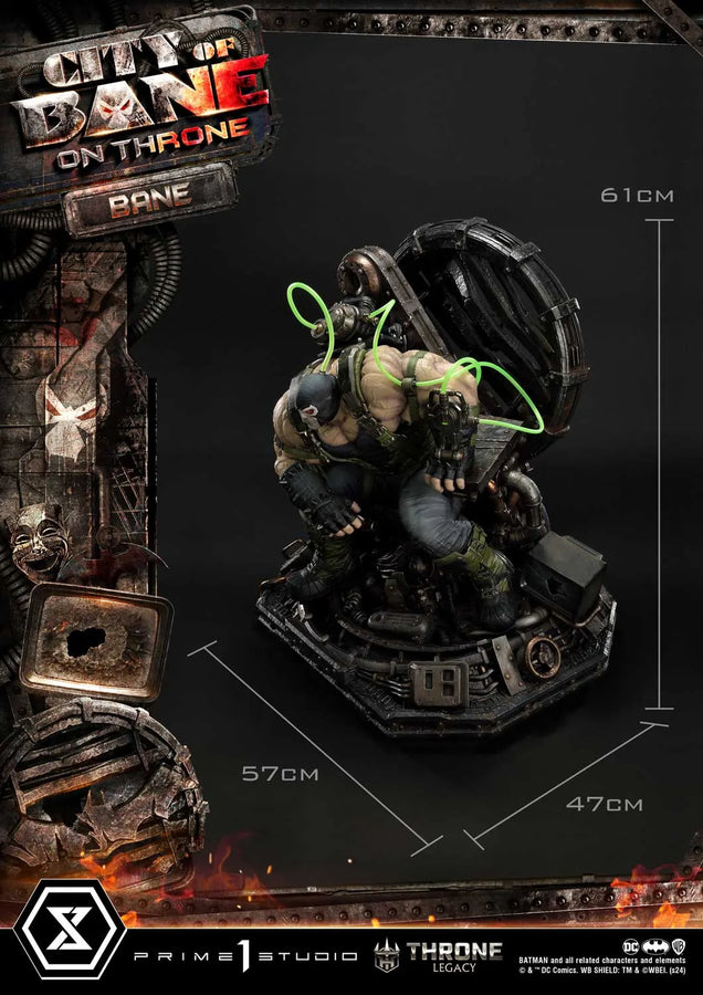 Bane on Throne (Deluxe Bonus Version) Batman (Comics) City of Bane – Prime1Studio – ActionFigure Brasil