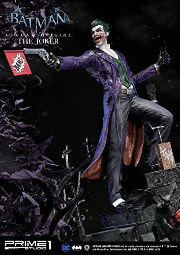 Batman: Arkham Origins - Joker - Museum Masterline Series MMDC-21 - 1/3 (Prime 1 Studio)ㅤ – Prime 1 Studio – ActionFigureBrasil — com base expositora
