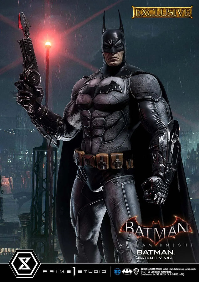 Batman Batsuit V7.43 (Exclusive Version) Batman: Arkham Knight – Prime1Studio – ActionFigure Brasil