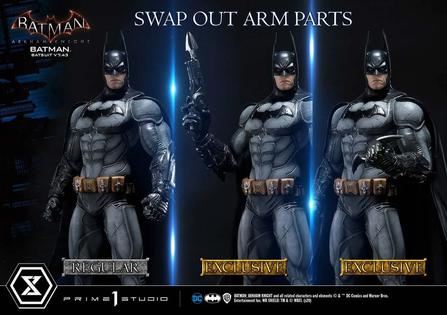 Batman Batsuit V7.43 (Exclusive Version) Batman: Arkham Knight – Prime1Studio – ActionFigure Brasil