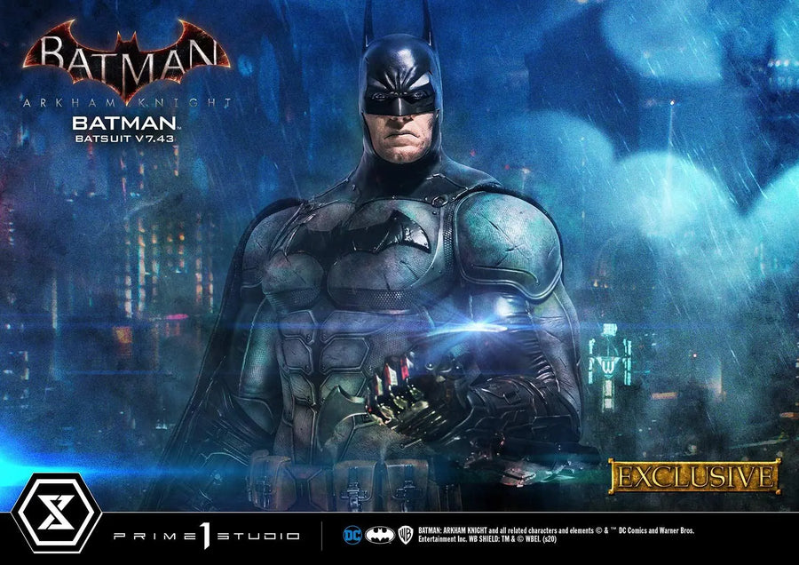 Batman Batsuit V7.43 (Exclusive Version) Batman: Arkham Knight – Prime1Studio – ActionFigure Brasil
