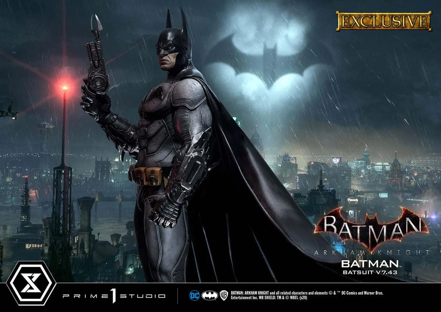 Batman Batsuit V7.43 (Exclusive Version) Batman: Arkham Knight – Prime1Studio – ActionFigure Brasil