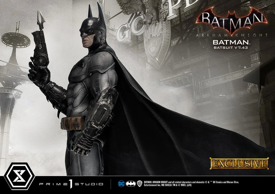 Batman Batsuit V7.43 (Exclusive Version) Batman: Arkham Knight – Prime1Studio – ActionFigure Brasil