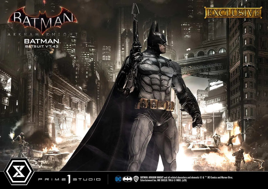 Batman Batsuit V7.43 (Exclusive Version) Batman: Arkham Knight – Prime1Studio – ActionFigure Brasil