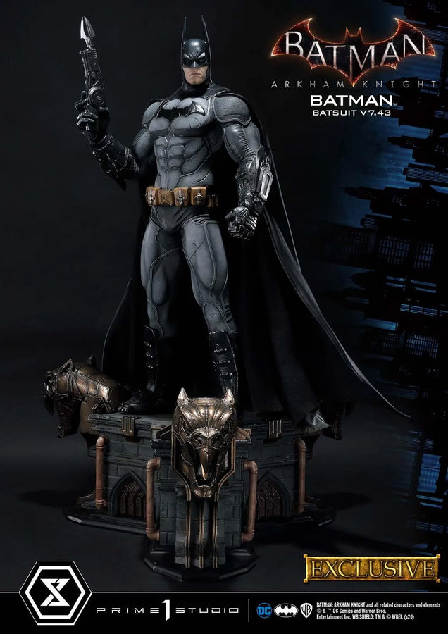 Batman Batsuit V7.43 (Exclusive Version) Batman: Arkham Knight – Prime1Studio – ActionFigure Brasil