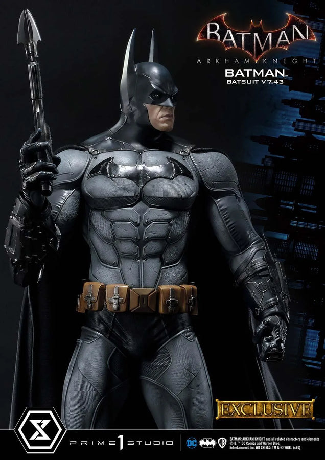Batman Batsuit V7.43 (Exclusive Version) Batman: Arkham Knight – Prime1Studio – ActionFigure Brasil