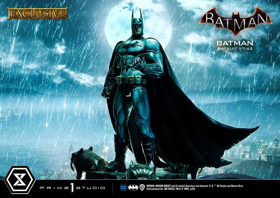 Batman Batsuit V7.43 (Exclusive Version) Batman: Arkham Knight – Prime1Studio – ActionFigure Brasil