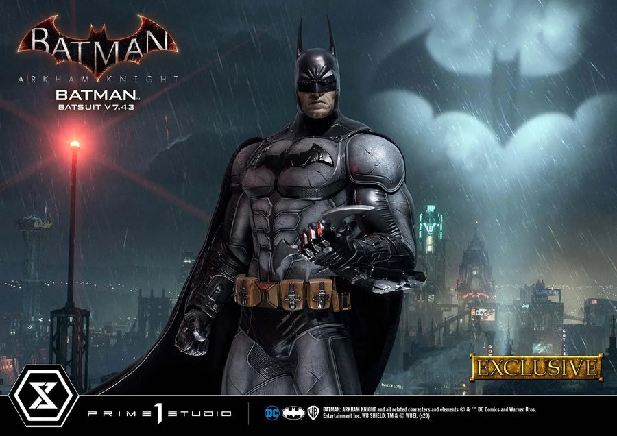 Batman Batsuit V7.43 (Exclusive Version) Batman: Arkham Knight – Prime1Studio – ActionFigure Brasil