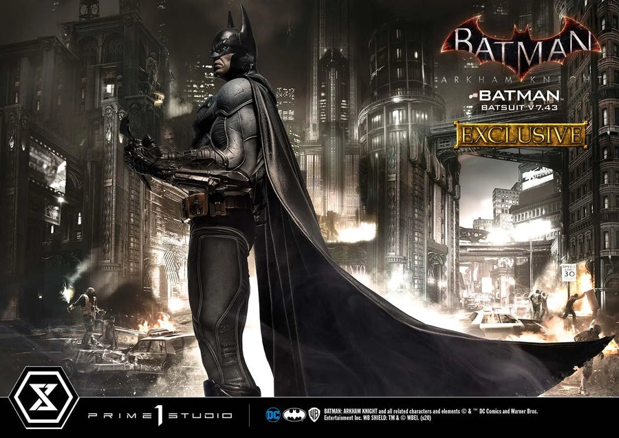 Batman Batsuit V7.43 (Exclusive Version) Batman: Arkham Knight – Prime1Studio – ActionFigure Brasil