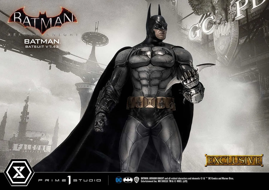 Batman Batsuit V7.43 (Exclusive Version) Batman: Arkham Knight – Prime1Studio – ActionFigure Brasil