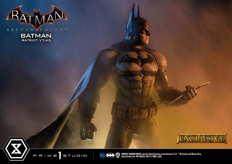 Batman Batsuit V7.43 (Exclusive Version) Batman: Arkham Knight – Prime1Studio – ActionFigure Brasil