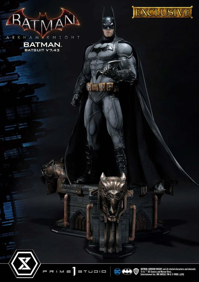 Batman Batsuit V7.43 (Exclusive Version) Batman: Arkham Knight – Prime1Studio – ActionFigure Brasil