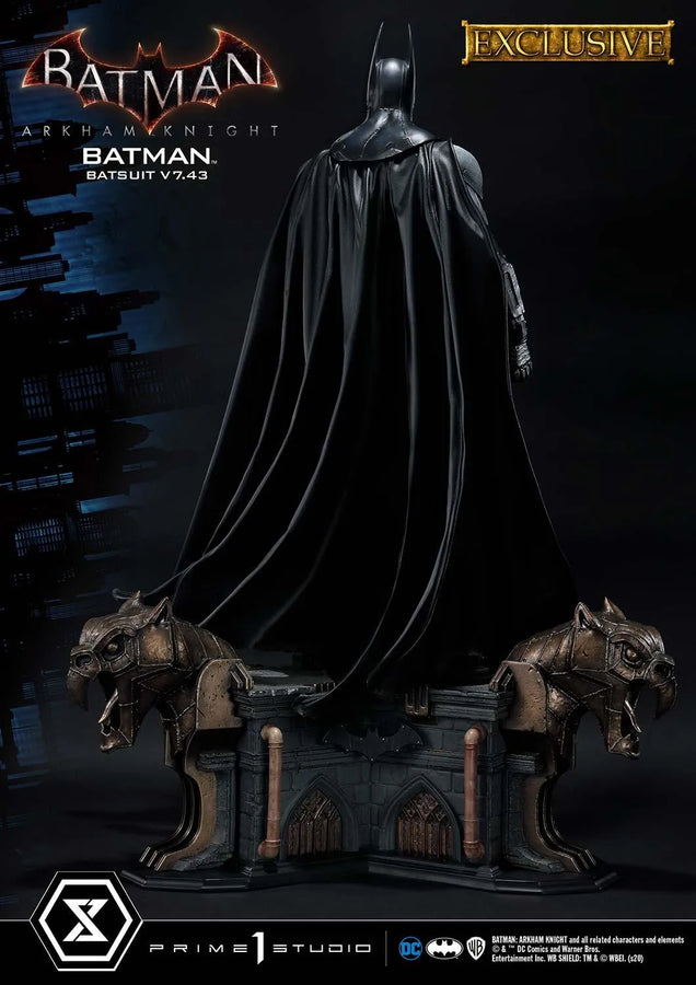 Batman Batsuit V7.43 (Exclusive Version) Batman: Arkham Knight – Prime1Studio – ActionFigure Brasil
