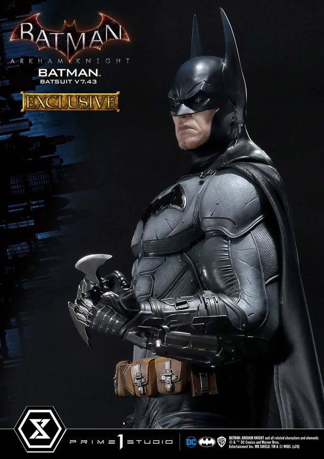 Batman Batsuit V7.43 (Exclusive Version) Batman: Arkham Knight – Prime1Studio – ActionFigure Brasil