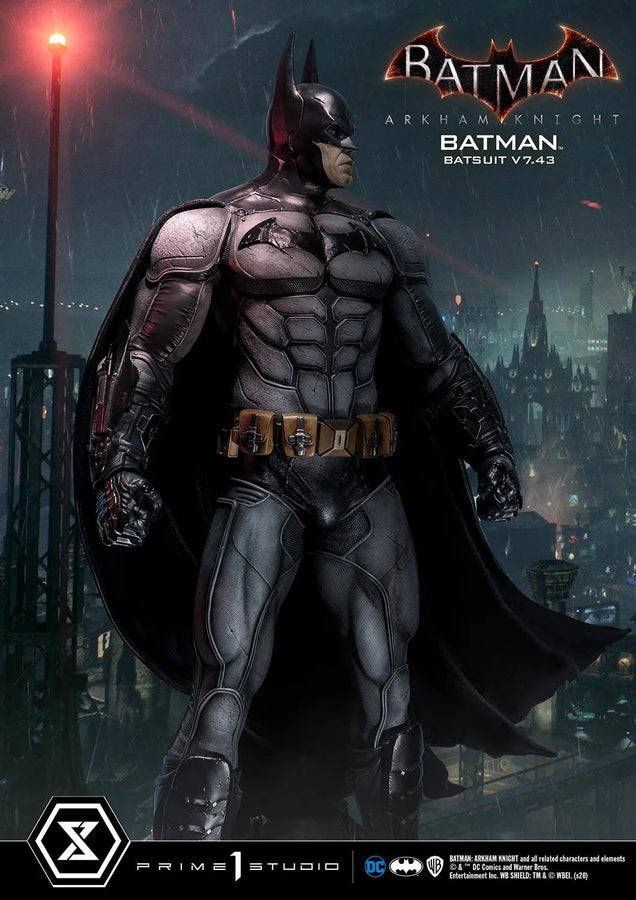 Batman Batsuit V7.43 (Regular Version) Batman: Arkham Knight – Prime1Studio – ActionFigure Brasil