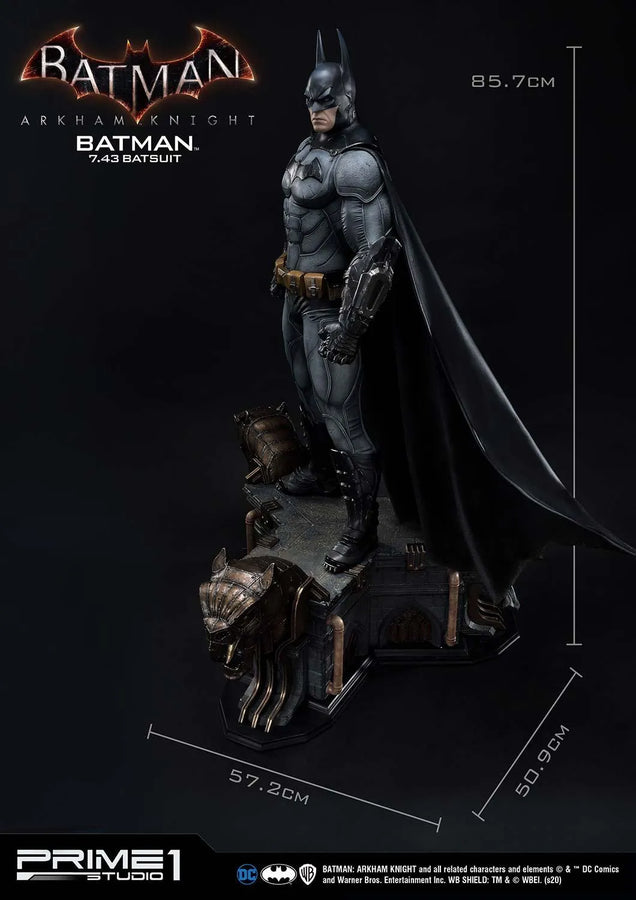 Batman Batsuit V7.43 (Regular Version) Batman: Arkham Knight – Prime1Studio – ActionFigure Brasil