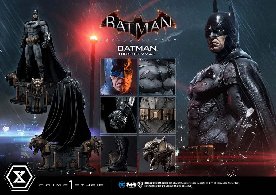 Batman Batsuit V7.43 (Regular Version) Batman: Arkham Knight – Prime1Studio – ActionFigure Brasil