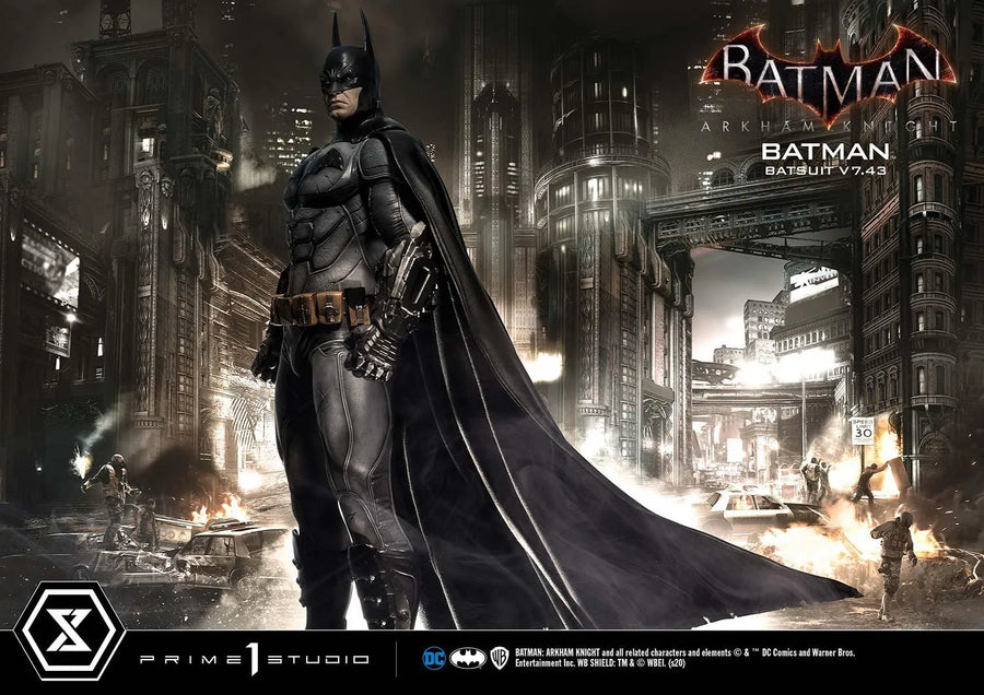 Batman Batsuit V7.43 (Regular Version) Batman: Arkham Knight – Prime1Studio – ActionFigure Brasil