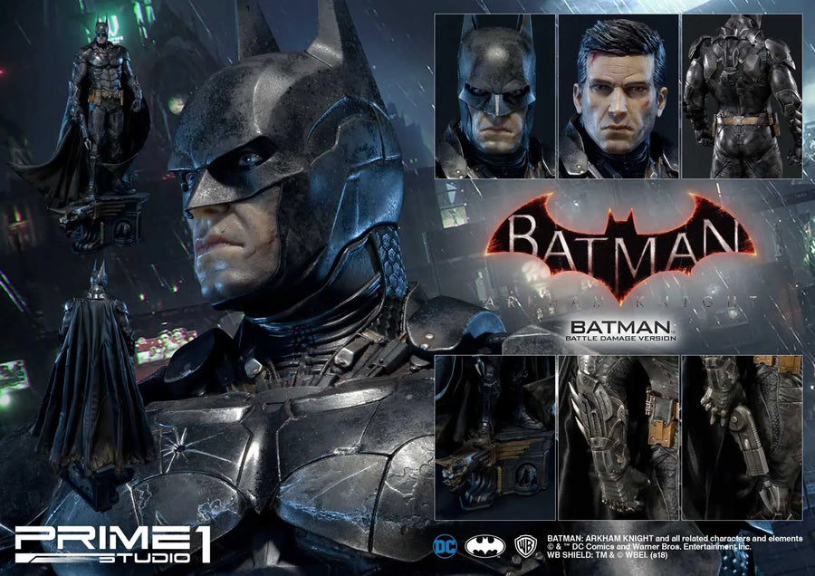 Batman (Battle Damage Edition) Batman: Arkham Knight – Prime1Studio – ActionFigure Brasil