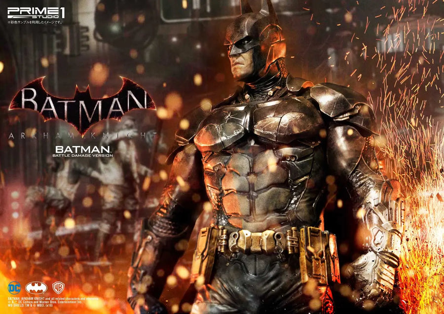 Batman (Battle Damage Edition) Batman: Arkham Knight – Prime1Studio – ActionFigure Brasil