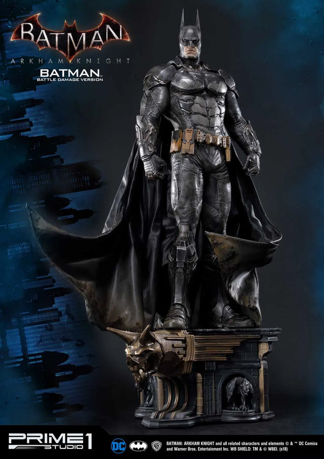 Batman (Battle Damage Edition) Batman: Arkham Knight – Prime1Studio – ActionFigure Brasil