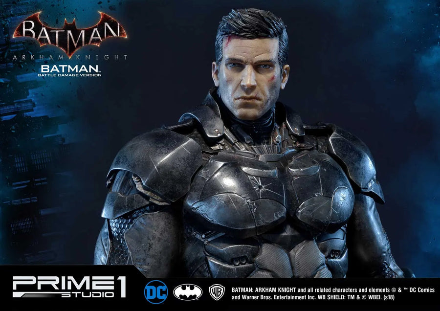 Batman (Battle Damage Edition) Batman: Arkham Knight – Prime1Studio – ActionFigure Brasil