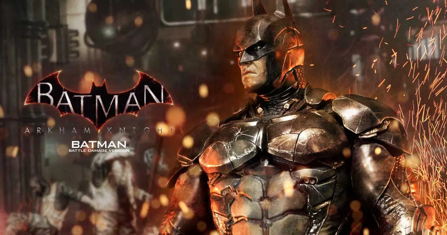 Batman (Battle Damage Edition) Batman: Arkham Knight – Prime1Studio – ActionFigure Brasil