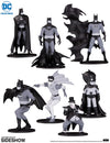 Batman Black & White Set of 7 Mini Figures - LIMITED EDITION - ActionFigure Brasil