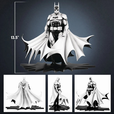 Batman Black & White Version (PX Exclusive) - LIMITED EDITION: 2000 (Black & White Version) – PureArts – ActionFigure Brasil — iluminação de estúdio