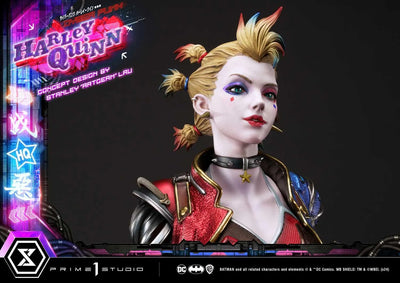 Batman - Bud - Harley Quinn - Lou - Ultimate Premium Masterline (UPMDC-08) - 1/4 - Cyberpunk (Prime 1 Studio)ㅤ – Prime 1 Studio – ActionFigureBrasil — ambientada